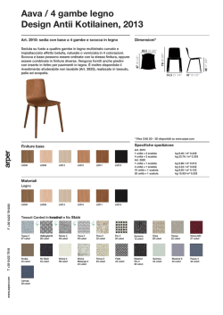 Scarica PDF Aava - 4 gambe legno