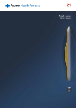 Catalogo Armadi - Favero Health Project