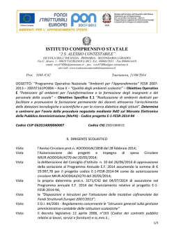 PON progetto E-1-FESR-2014-94