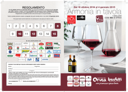 Armonia in tavola