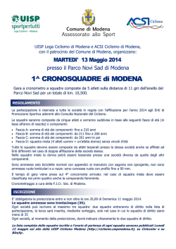 Volantino cronosquadre novi sad 13 Maggio