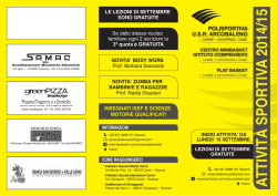 ATTIVIT&Agrave; SPORTIVA 2014/15