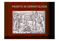 PRURITO IN DERMATOLOGIA