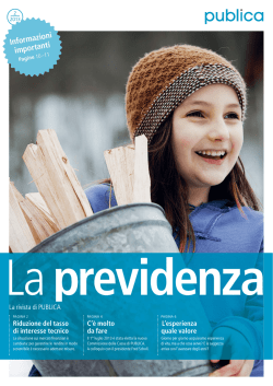 Informazioni importanti