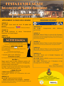 Diapositiva 1 - Comune di Villabate
