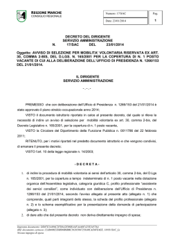 Scarica il bando in formato PDF - Consiglio regionale delle Marche