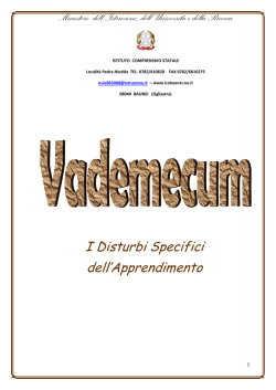 Vademecum - Istituto comprensivo statale Baunei