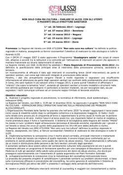 NON SOLO CURA MA CULTURA &ndash; PARLARE