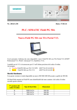 PLC: SIMATIC Field PG M4