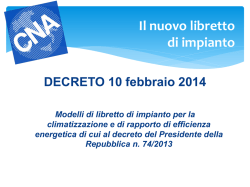 La presentazione del nuovo Libretto