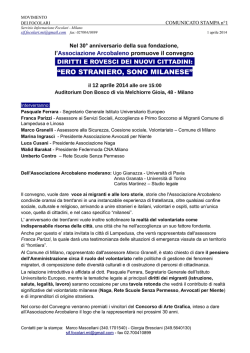 Programma - Chiesa di Milano