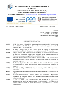 nomina commissione valutazione pon e1