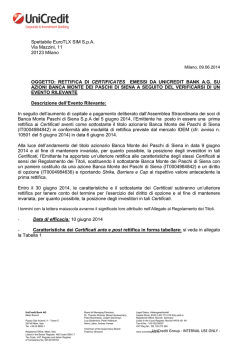 Spettabile EuroTLX SIM S.p.A. Via Mazzini, 11 20123