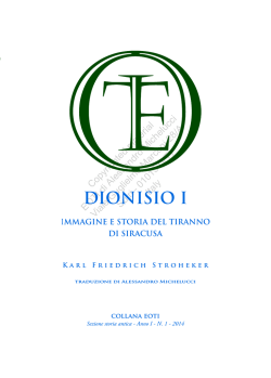Dionisio I. - Collana EOTI