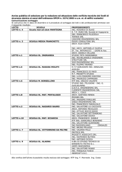 elenco sorteggio - Comune di Palermo