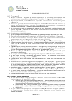 CE.S.M.O. - Centro Studi in Medicina Osteopatica