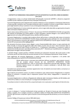 Download - Scuola Osteopatia Fulcro