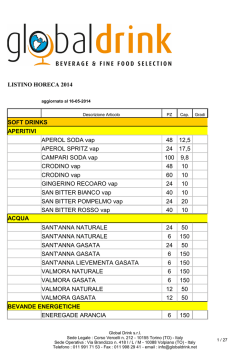 Scarica il listino 2014