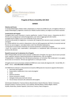 Bando Premio SOI 2014_