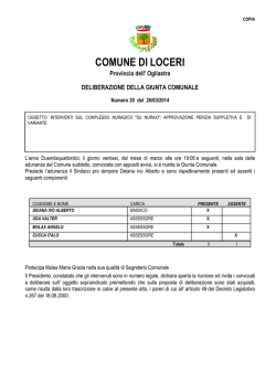 COMUNE DI LOCERI