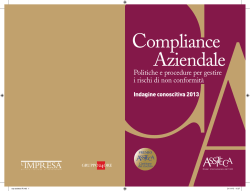 Compliance Aziendale: Politiche e procedure per gestire