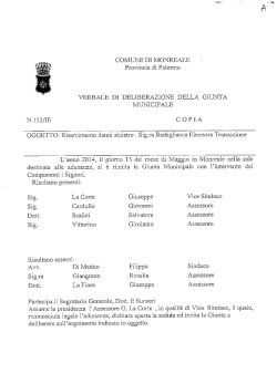 G.M - Comune di Monreale