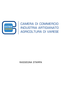 Rassegna stampa dal 12 al 24 Agosto 2014