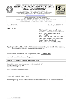 Avviso n. 107 - Omnicomprensivo Guardiagrele
