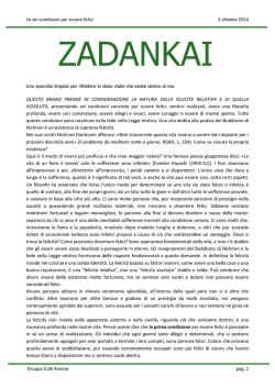 Le sei condizioni per essere felici - "Oggi, ancora una volta, decido