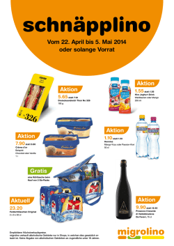 schn&auml;pplino - SOCAR ENERGY Switzerland