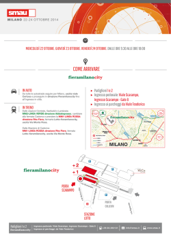come arrivare a SMAU Milano 2014