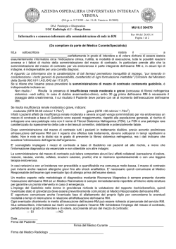 MU10.5 304570 consenso informato somministrazione MDC per