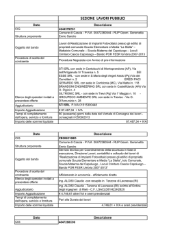 Area lavori pubblici