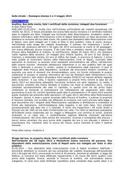 Leggi la rassegna del 3 e 4 maggio