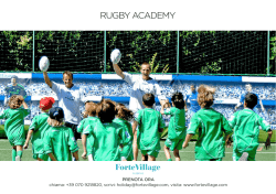 RUGBY ACADEMY - Forte Village Resort