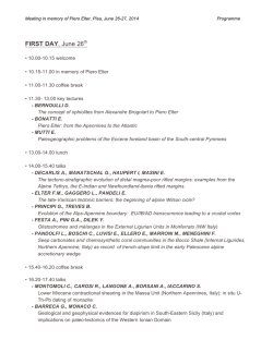 PROGRAMME ELTER 2014