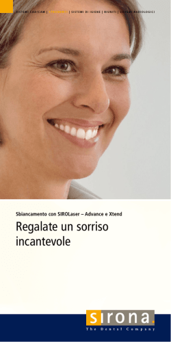 pdf Sbiancamento con SIROLaser