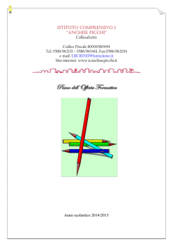 POF 2014/2015 - Anchise Picchi