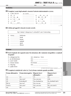 Scarica un esempio - Zanichelli online per la scuola