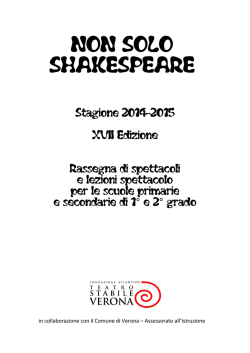 Teatro Stabile di Verona - Istituto Comprensivo di Sommacampagna
