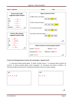 Ingre sto I - soluzioni