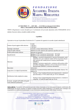 FONDAZIONE - Accademia Italiana Marina Mercantile