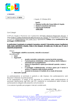 17 Seminario Ponteggi Multidirezionali