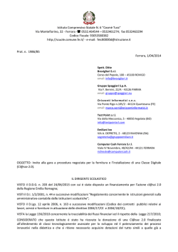 Istituto Comprensivo Statale N. 6 &ldquo;Cosm&egrave; Tura&rdquo;