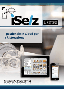 Il gestionale in Cloud per la Ristorazione