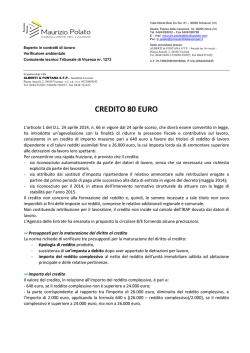 Circolare informativa