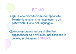 Sviluppo fonetico e fonologico del bambino