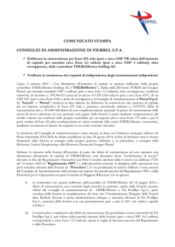 Dettagli - Pierrel SpA