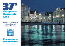 37&deg; congresso nazionale lice