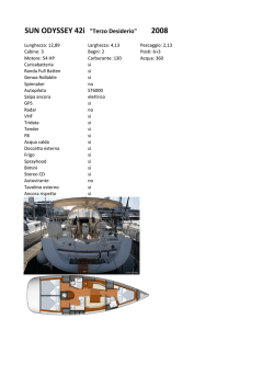 SUN ODYSSEY 42i "Terzo Desiderio"